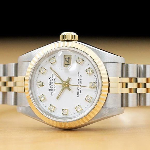 Rolex Ladies 18k Diamond Watch! Mint! - Picture 2 of 7